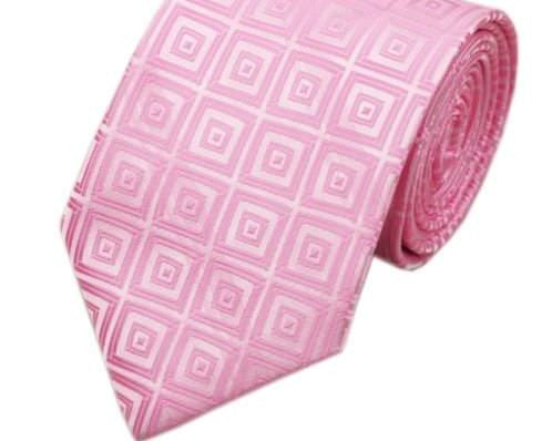 Jacquard Woven Silk Tie, handkerchief, cufflinks