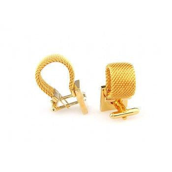 Lawyer Square Gold Copper Cufflinks
