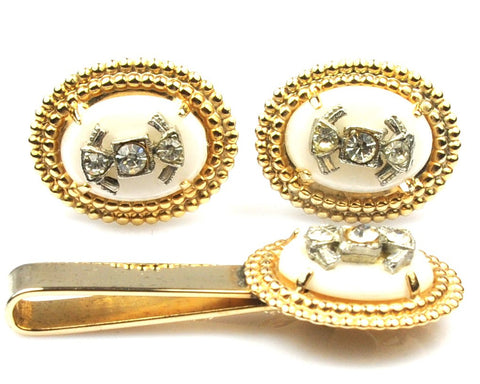 Turquoise Cufflinks Tuxedo Studs Set