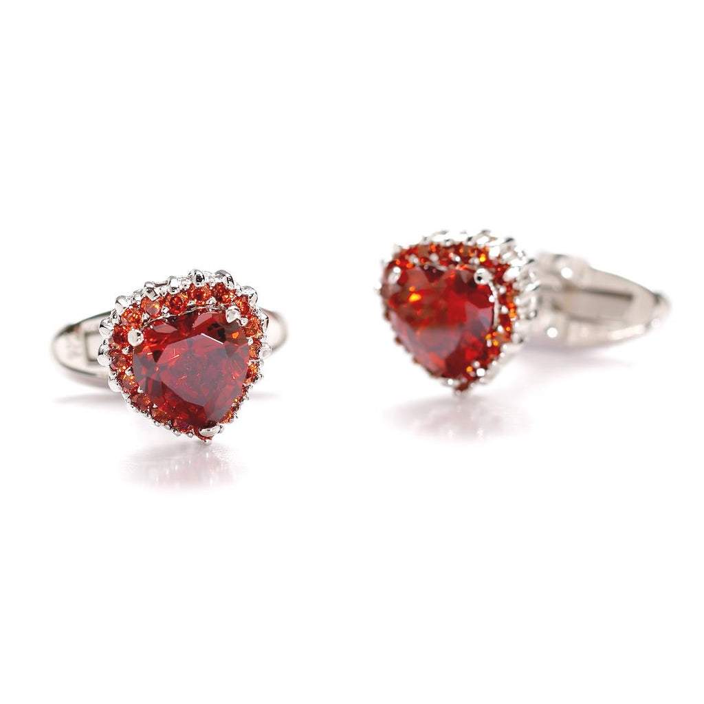 Heart silver Cufflinks