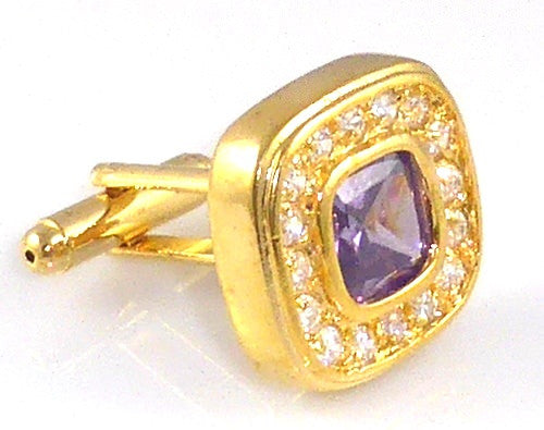 Purple Amethyst Cufflinks