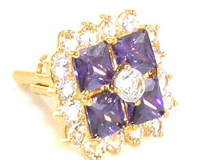 Purple Amethyst Topaz Cufflinks