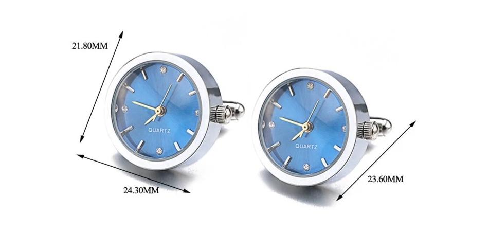 Clock Design Cufflinks