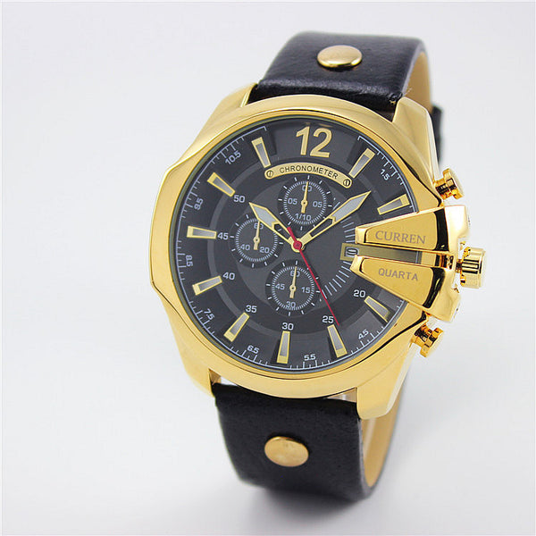 Curren men's sales quartz watch