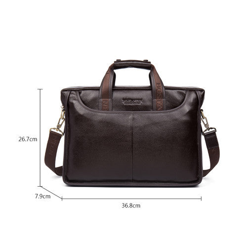 Bostanten Genuine Leather Briefcase