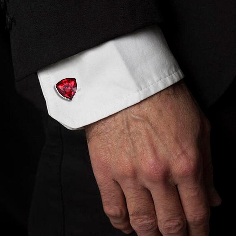 Swarovski Crystal Cufflinks and Studs Set