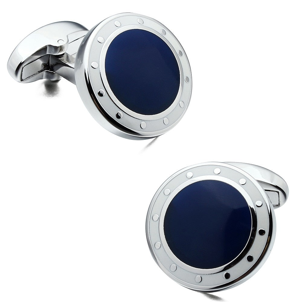 Blue & Black silver Cufflinks