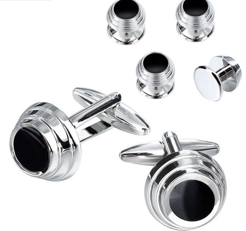 Turquoise Cufflinks Tuxedo Studs Set