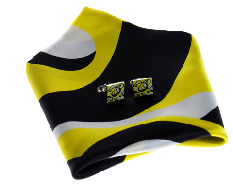 Turquoise Cufflinks Tuxedo Studs Set