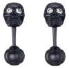SKULL BLACK CUFFLINKS