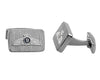 BENTLEY INSPIRED SILVER PLATED CUFFLINKS