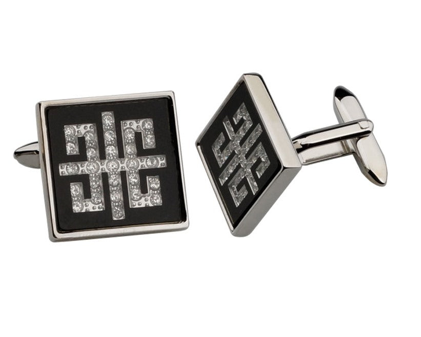 SILVER PLATED CUFFLINKS