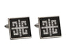 SILVER PLATED CUFFLINKS