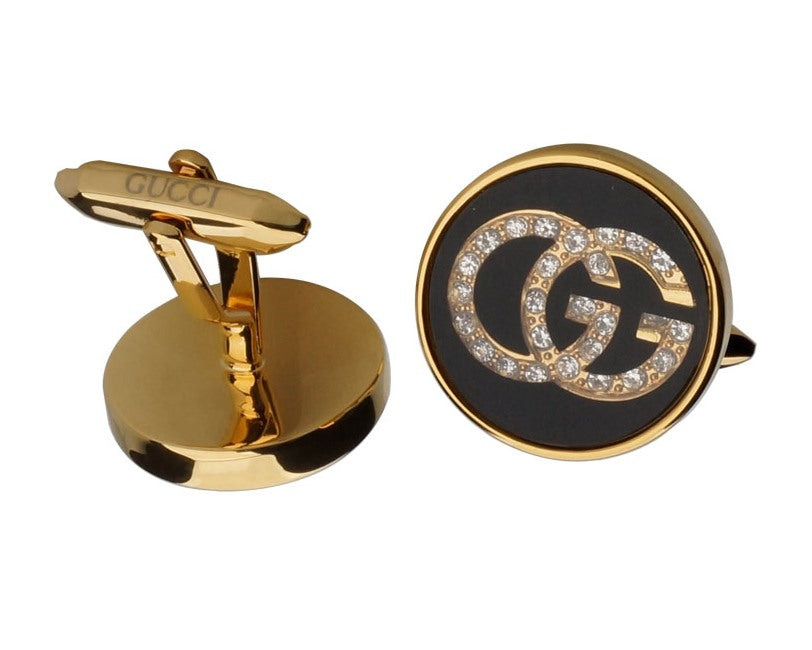 GUCCI INSPIRED GOLD PLATED CUFFLINKS