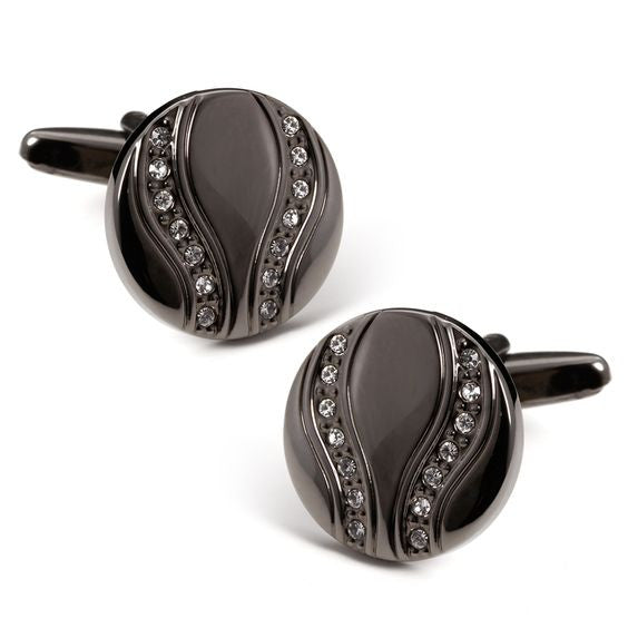 Cufflinks with crystals