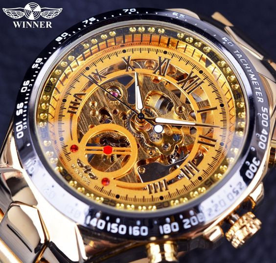 Winner Sport Gold Watch