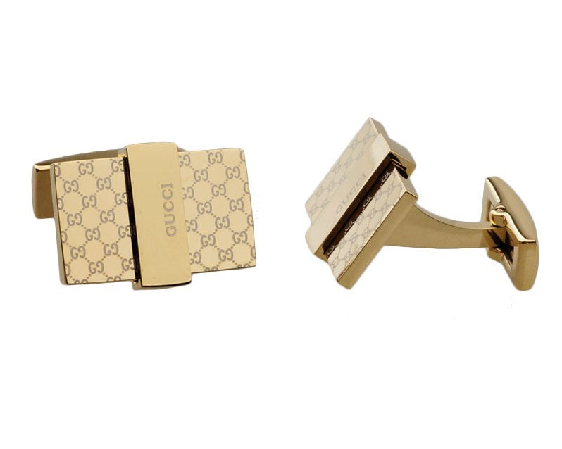 GUCCI INSPIRED GOLD PLATED CUFFLINKS