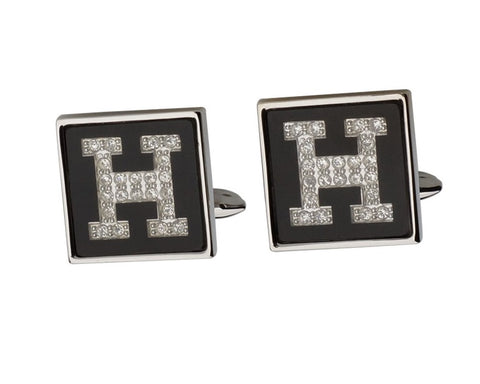 YELLOW BEE SILVER CUFFLINKS