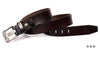 Leather pin buckle belt