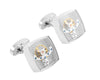 SILVER TOURBILLON CUFFLINKS