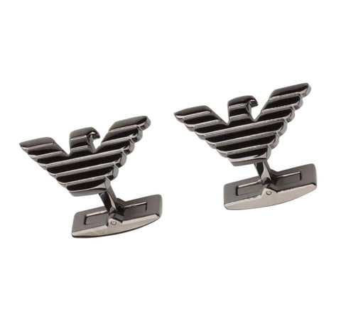 Car Plain Metal Three Color Cufflinks