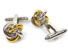 Silver Love Knot Cufflinks