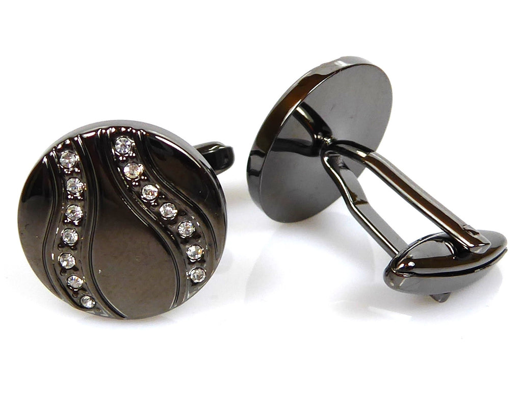Cufflinks with crystals
