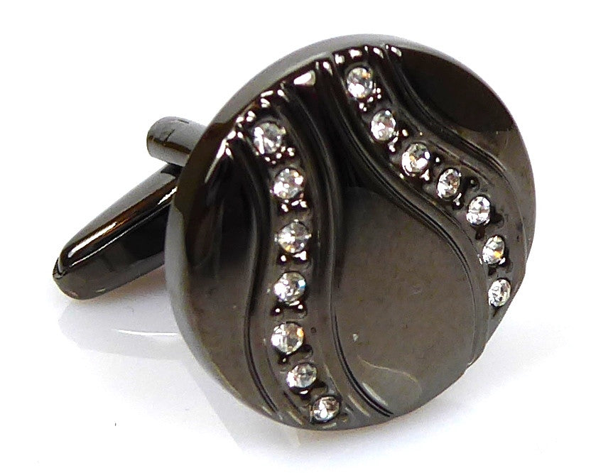 Cufflinks with crystals