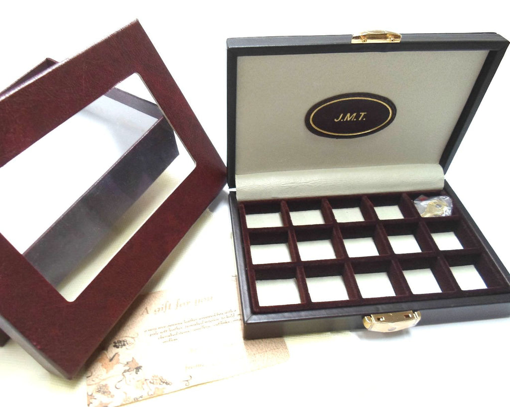 Cufflink storage box, VIP personalised