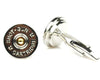 2 Tone Shotgun Cartridge Cap Cufflinks