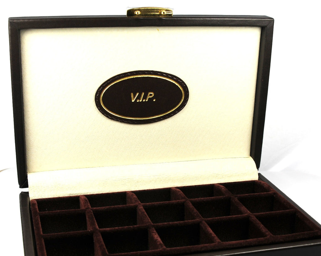 Cufflink storage box, VIP personalised