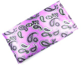 Purple handkerchief, handmade 100% Silk