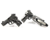 Fancy Gun Novelty Cufflinks