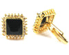 Black Sapphire Princess Cut Cufflinks