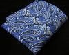 Paisley Floral Blue Handkerchief