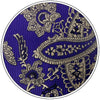 Paisley Navy Gold Handkerchief