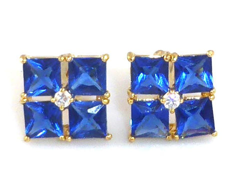 Swiss Blue Sapphire Cufflinks