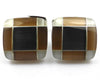 Classic Square Brown Cufflinks