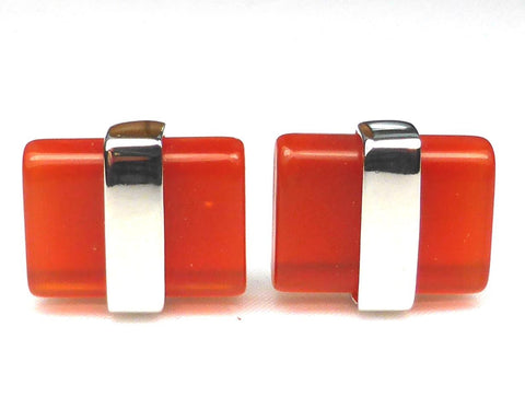 "Red Arrow"  Cufflinks with matching Scarf