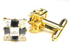 Black Sapphire Topaz Cufflinks
