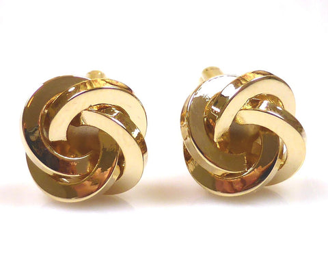 Gold Black stone Rounded Cufflinks & Studs