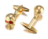 Skull gold cufflinks