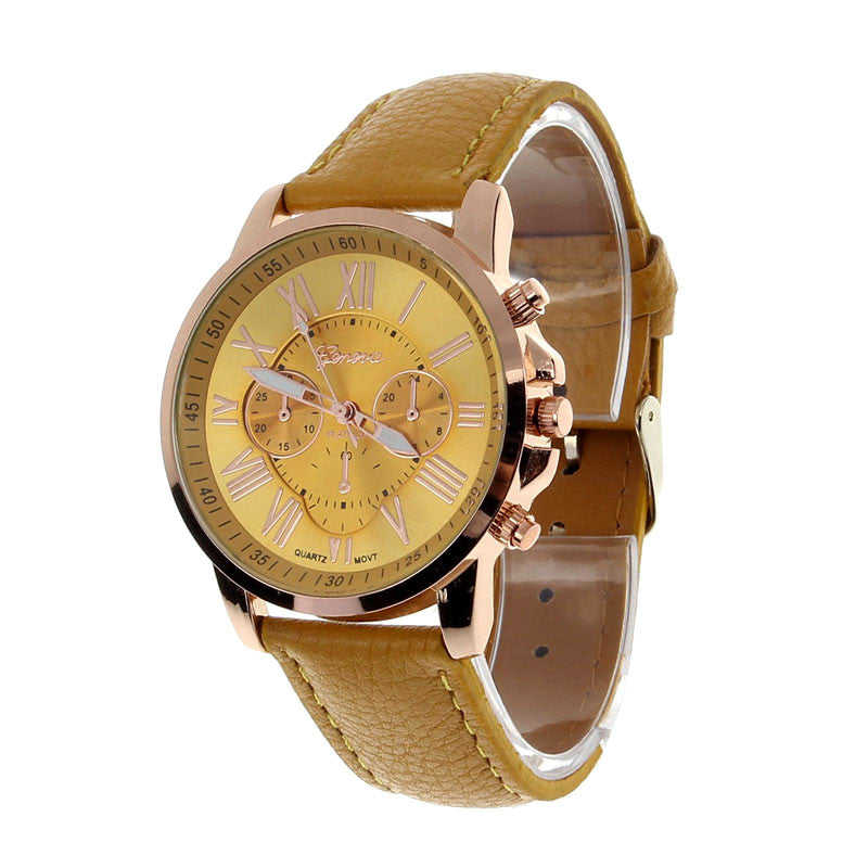 Quartz Roman numeral watch