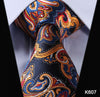 Blue  Floral  Paisley 100% Silk Tie