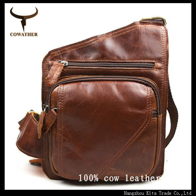 COWATHER casual shoulder messenger bag