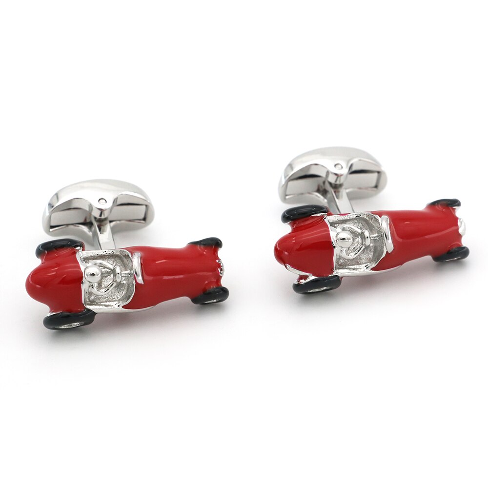 Vintage red Car Cufflinks