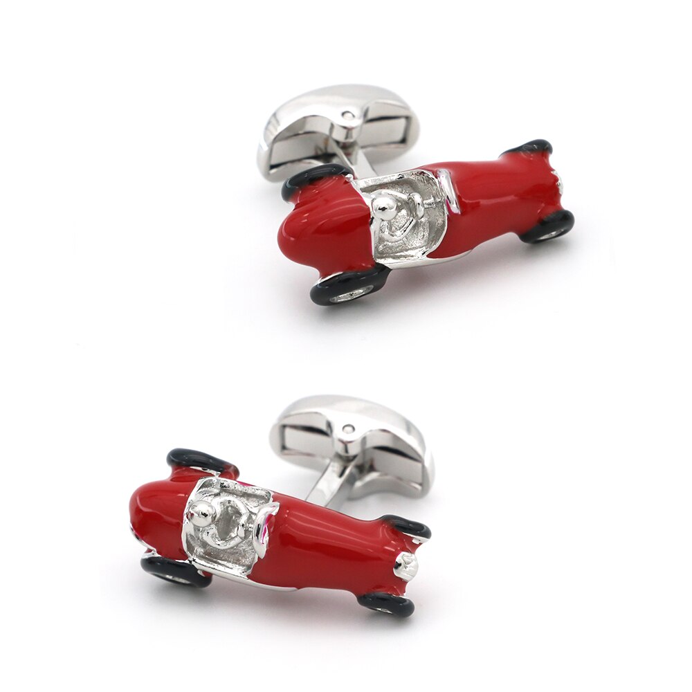 Vintage red Car Cufflinks