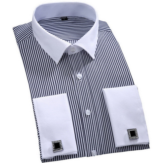 French Cuff Stripe Shirt