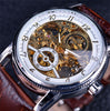 Forsining Hollow Engraving Skeleton Casual Watch