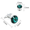 Silver Cufflinks and Studs Tuxedo Set